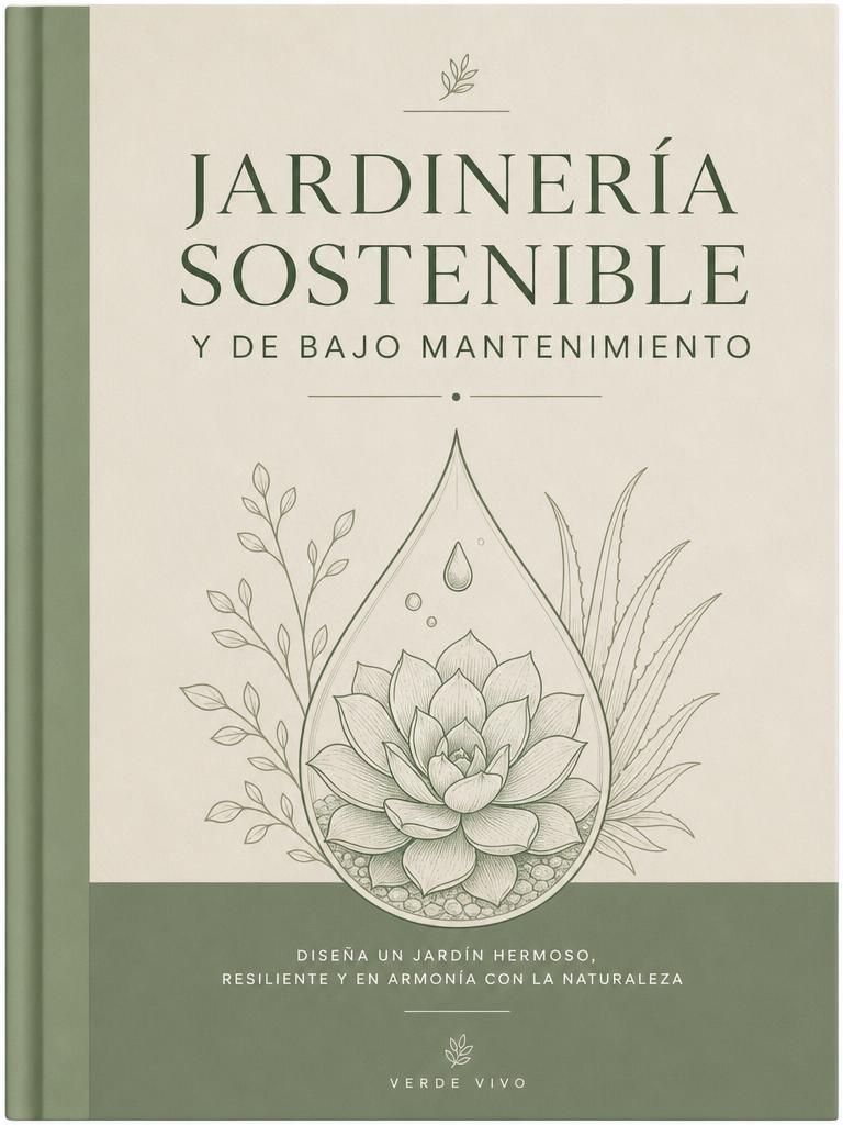 Portada del volumen Jardinería Sostenible y de Bajo Mantenimiento